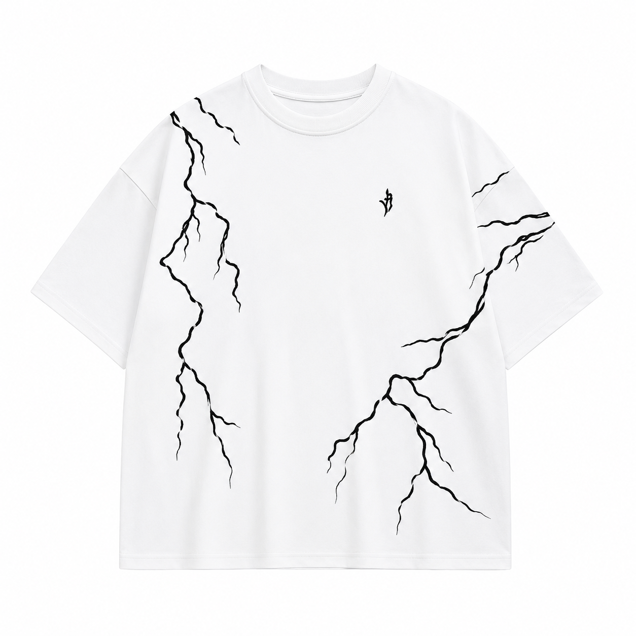 T-Shirt Oversize "Lightning Strike" — Streetwear Edition