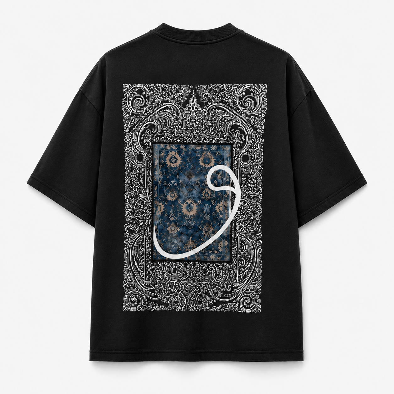 T-shirt Oversize "Oriental Baroque" — Graphic streetwear
