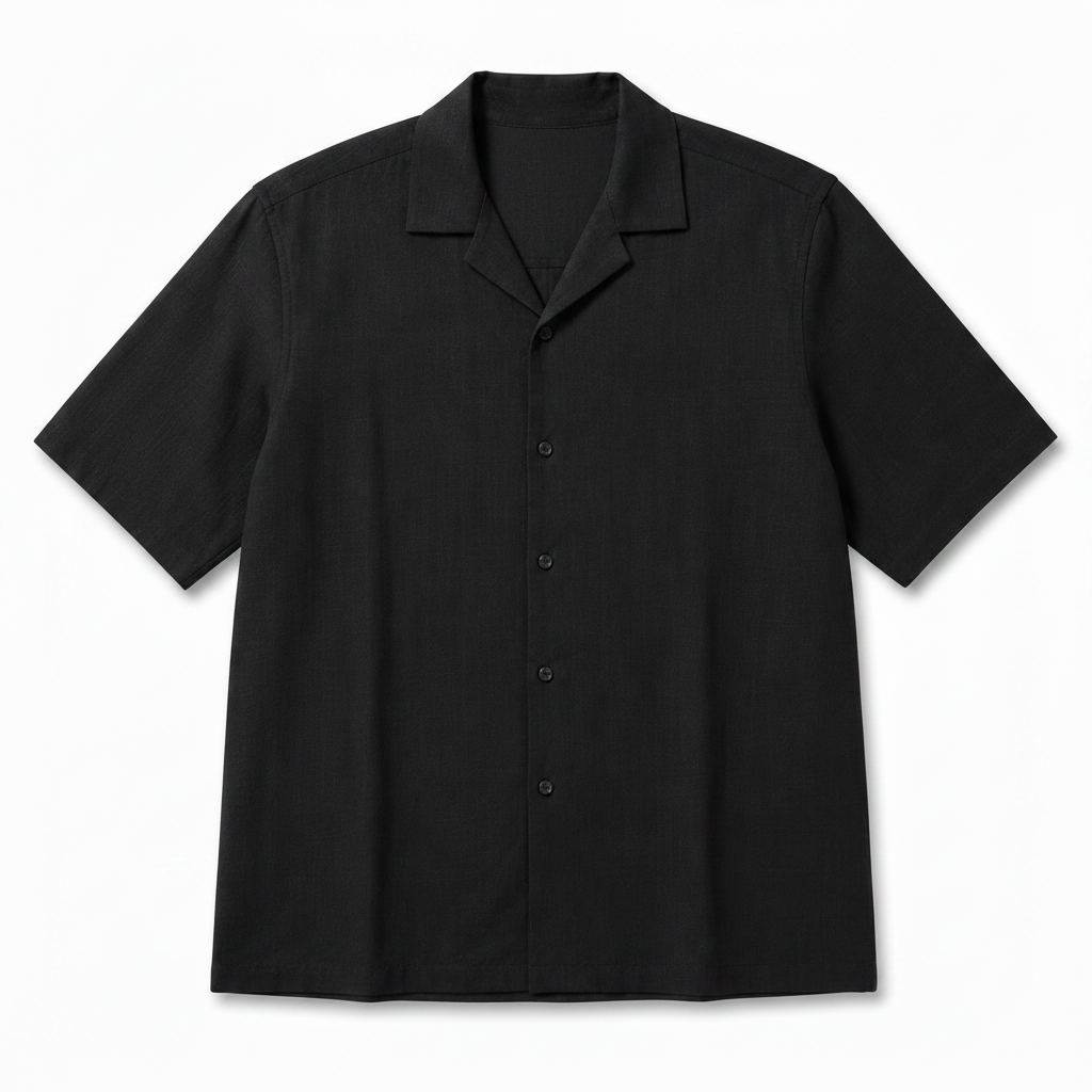 Chemise lin noir