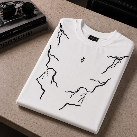 T-Shirt Oversize "Lightning Strike" — Streetwear Edition