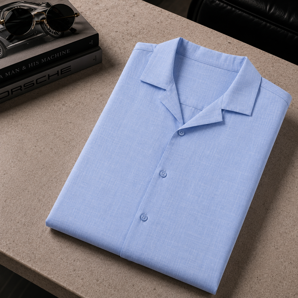 Chemise Lin Homme — 100% Lin Naturel