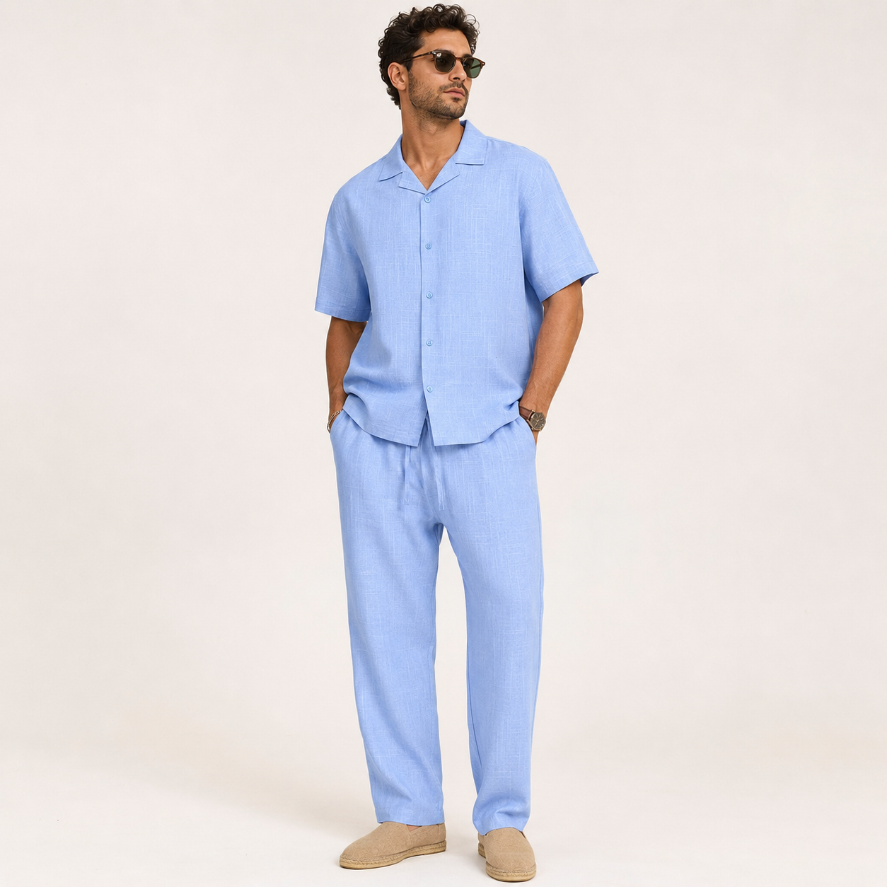 Ensemble Lin – Chemise + Pantalon