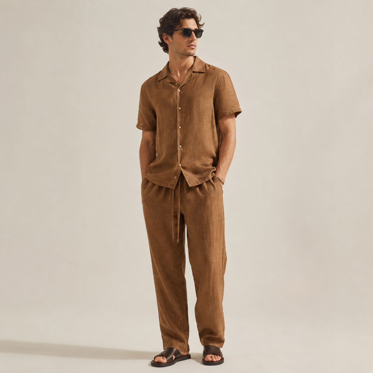 Ensemble Lin – Chemise + Pantalon