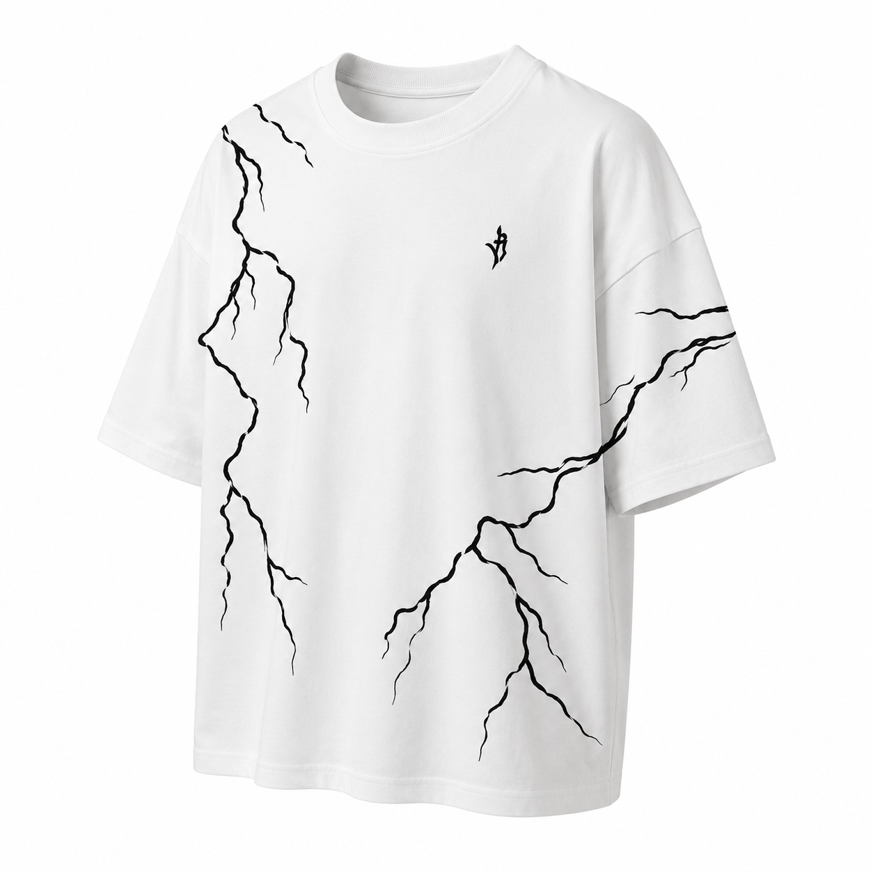 T-Shirt Oversize "Lightning Strike" — Streetwear Edition