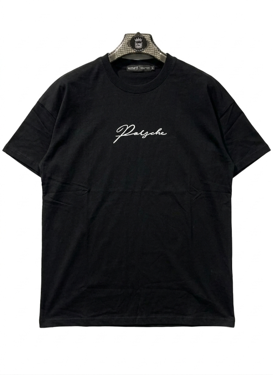 T-shirt Oversize "Porsche GT3 RS" — Blueprint edition