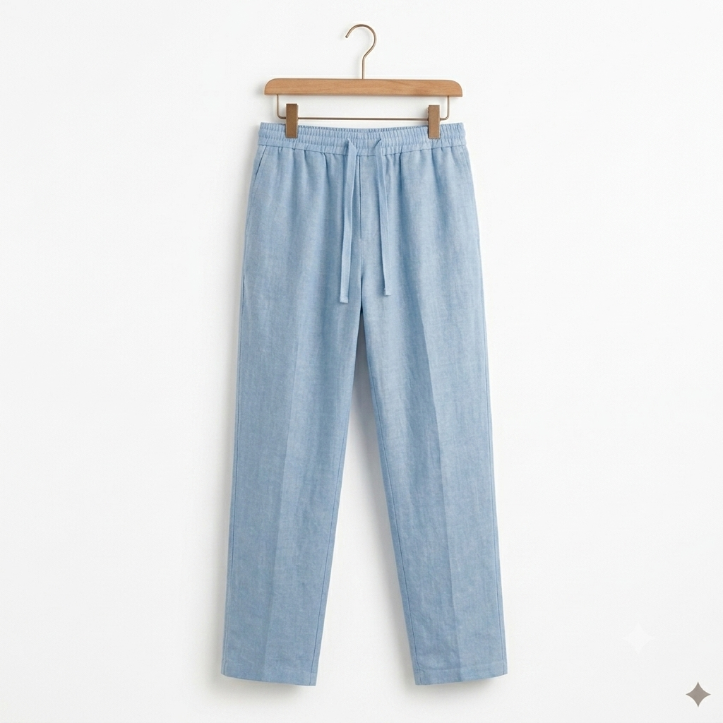 Pantalon en Lin – Coupe Oversize