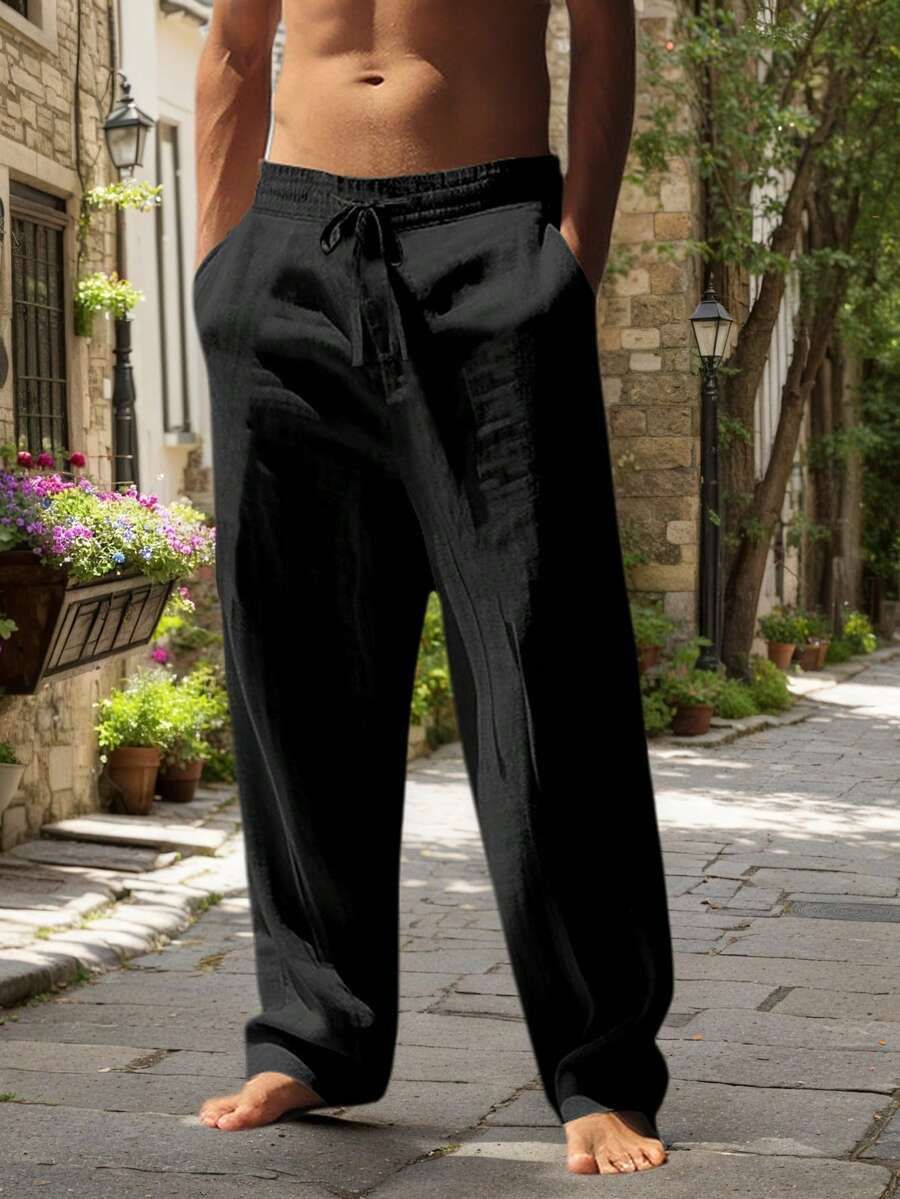 Pantalon en Lin – Coupe Oversize