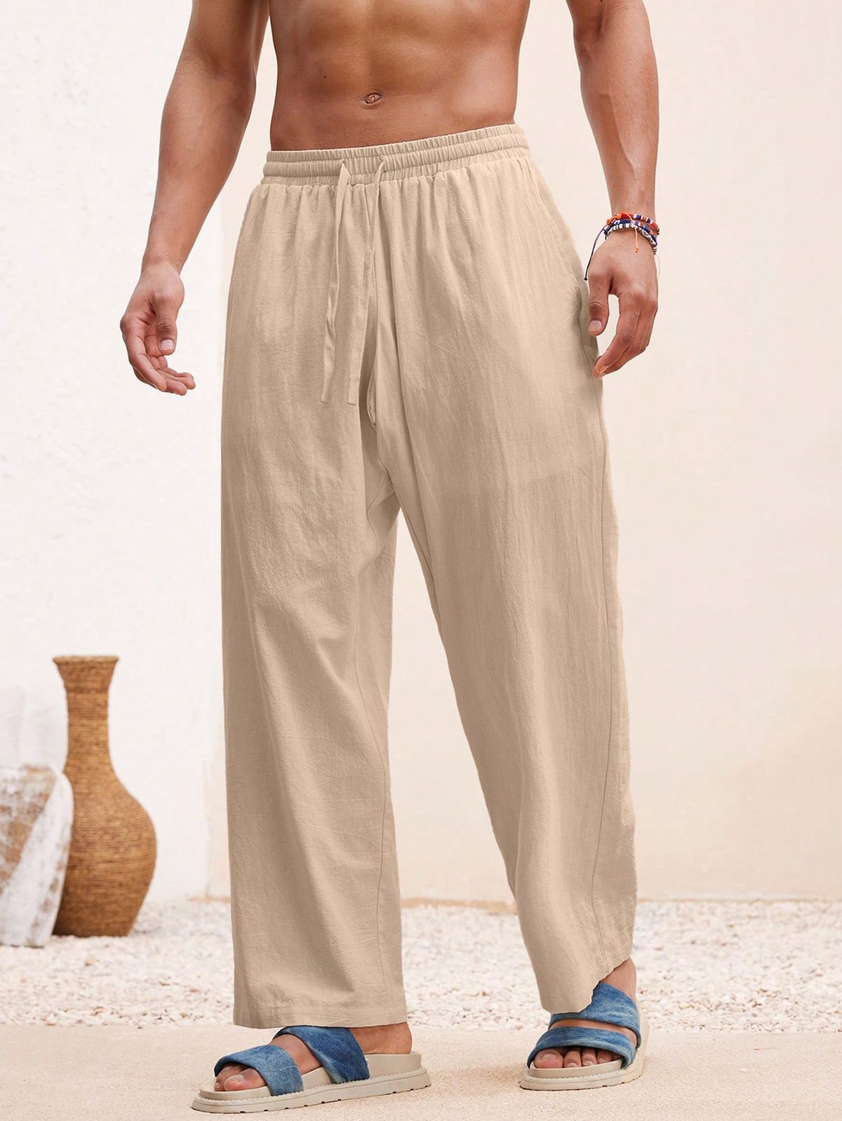 Pantalon en Lin – Coupe Oversize