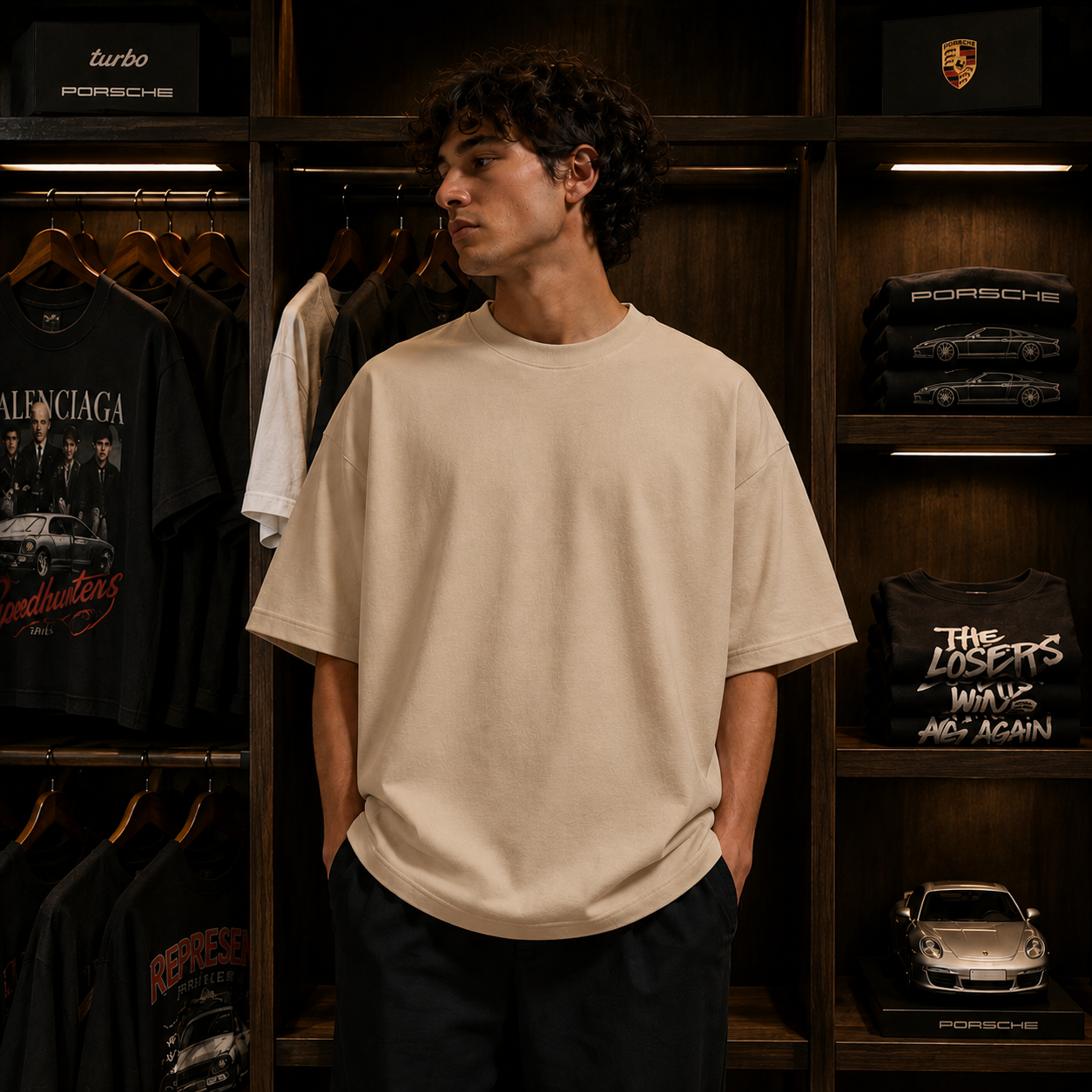 T-shirt Oversize — Essentiel coton lourd