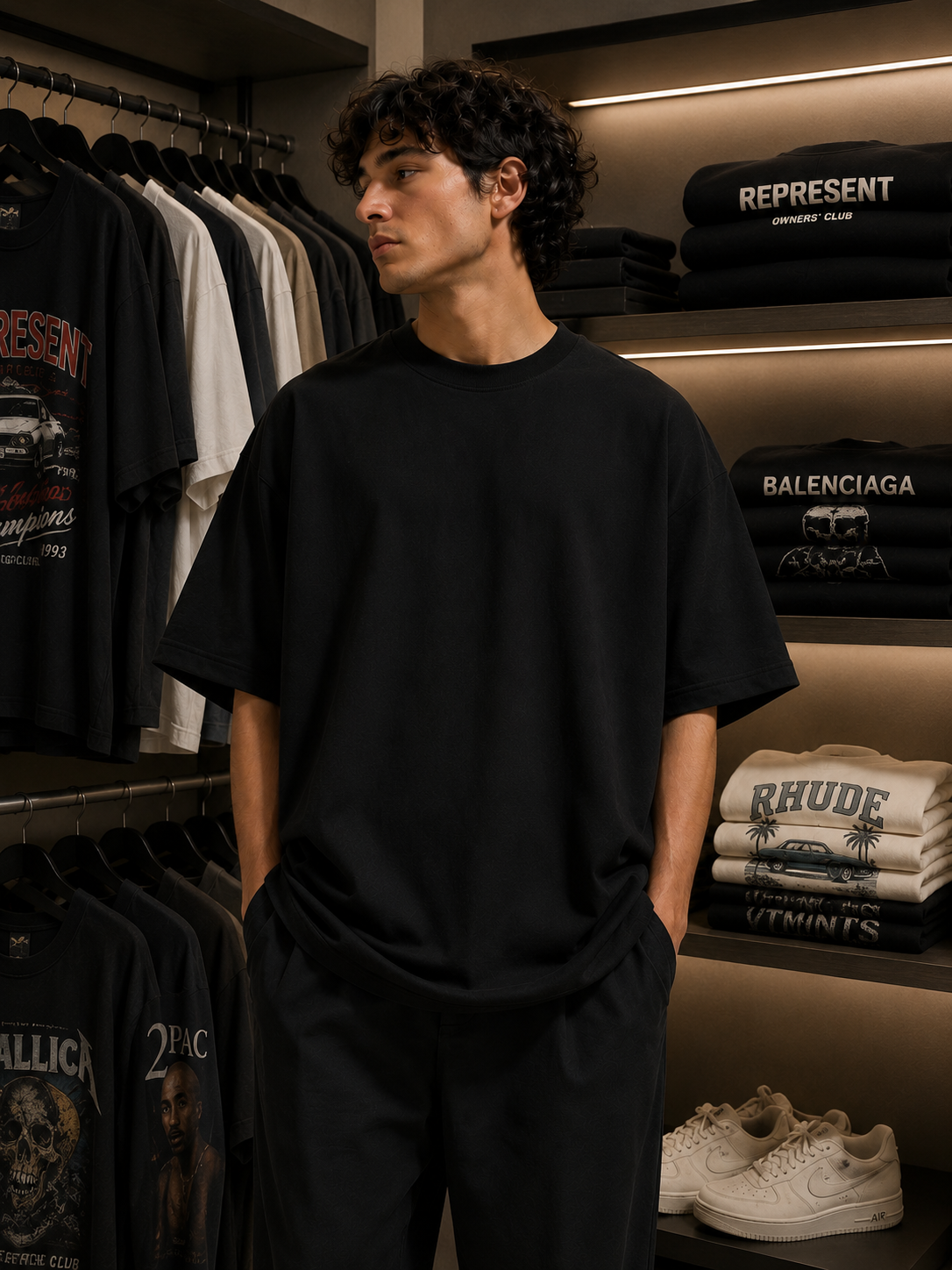 T-shirt Oversize — Essentiel coton lourd