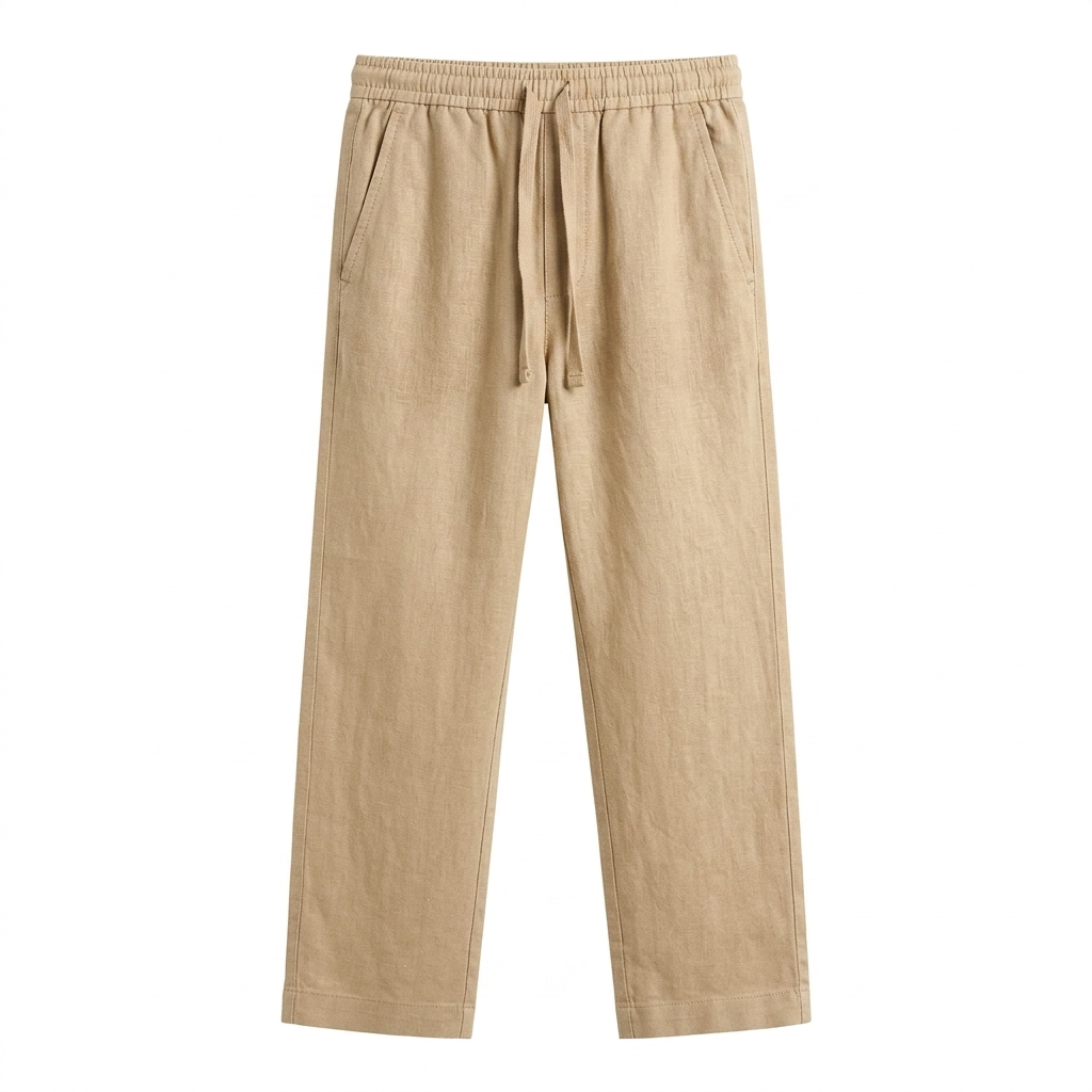 Pack 2 Pantalons Lin Oversize