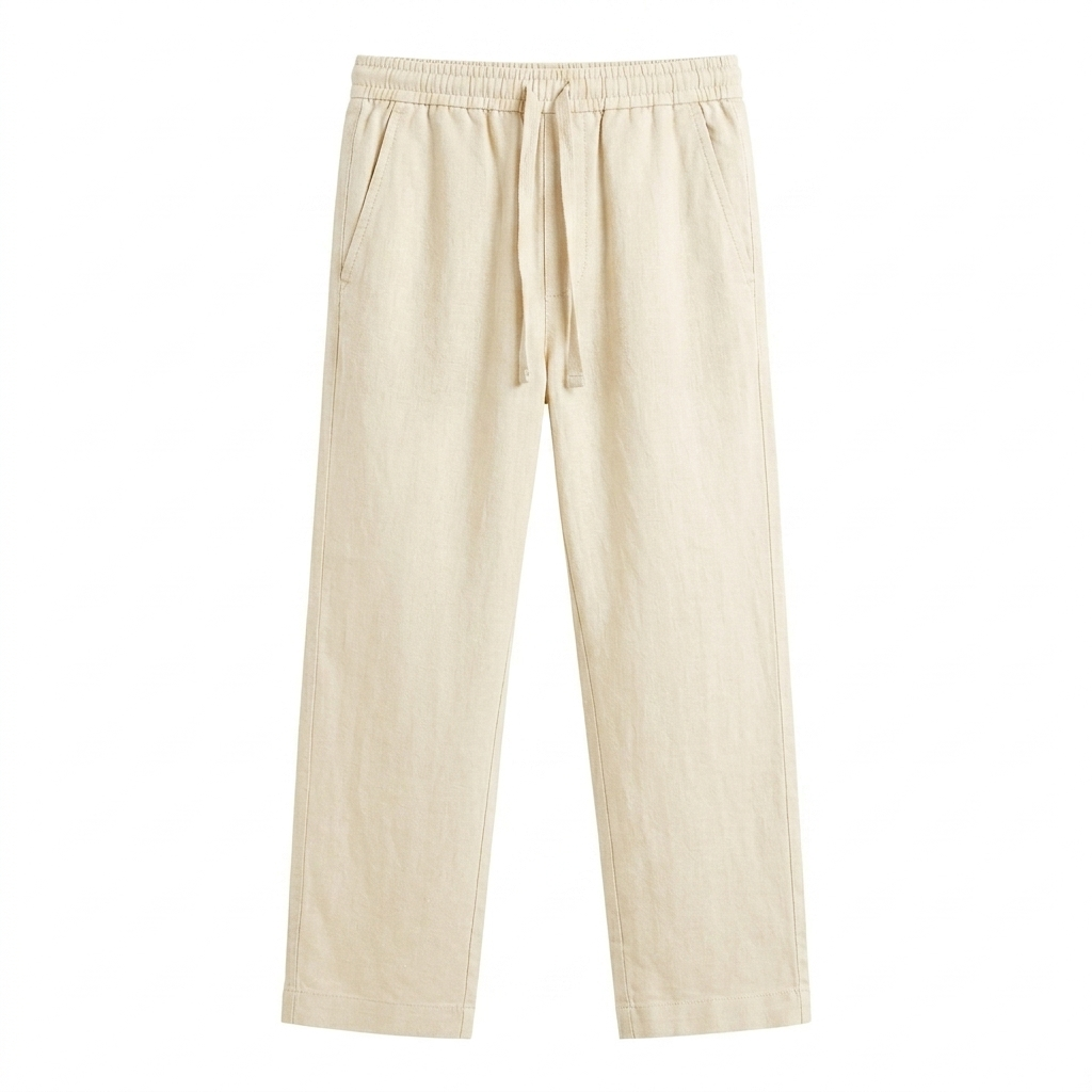 Pack 2 Pantalons Lin Oversize