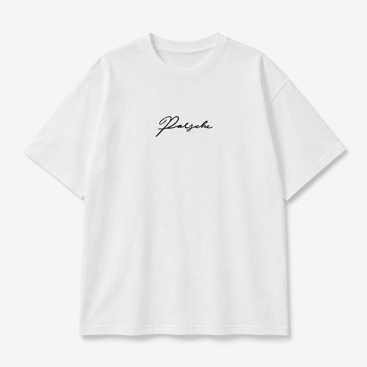T-shirt Oversize "Porsche GT3 RS" — Blueprint edition