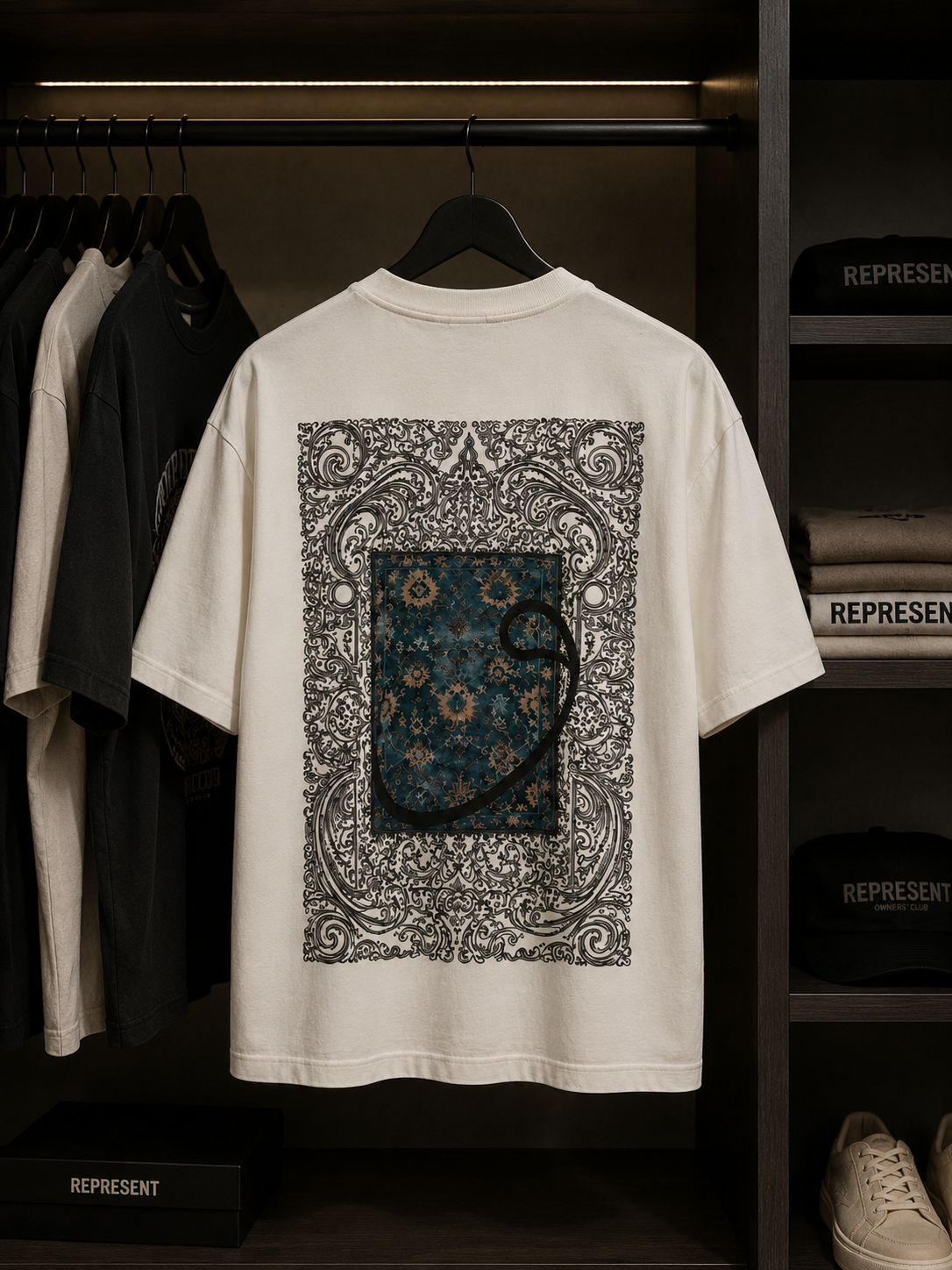T-shirt Oversize "Oriental Baroque" — Graphic streetwear