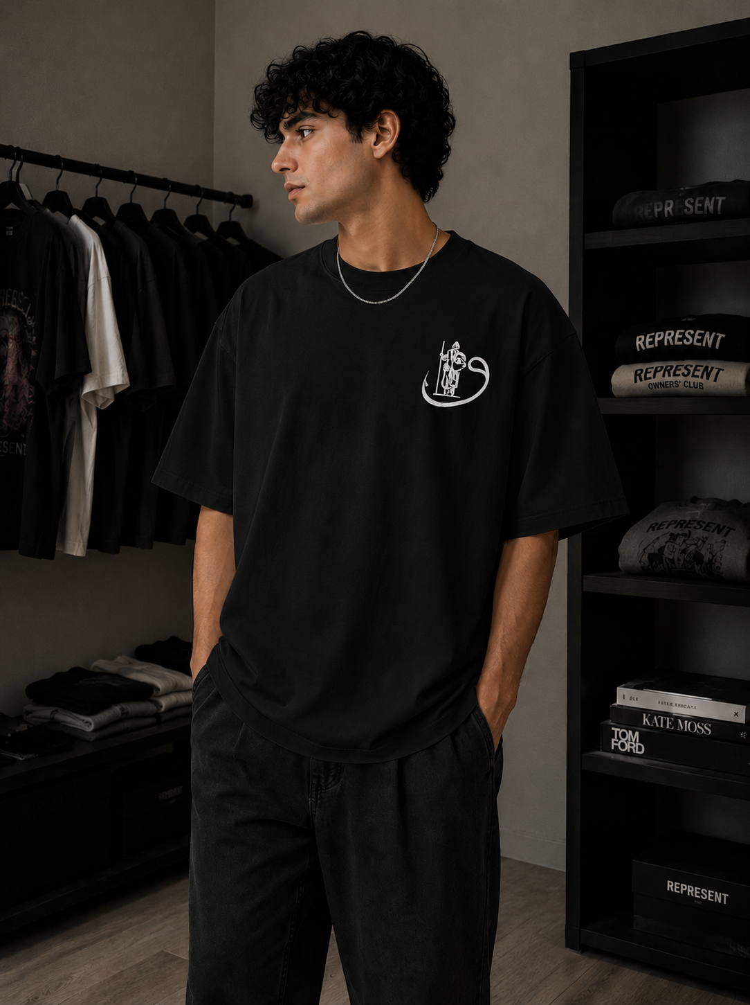T-shirt Oversize "Oriental Baroque" — Graphic streetwear